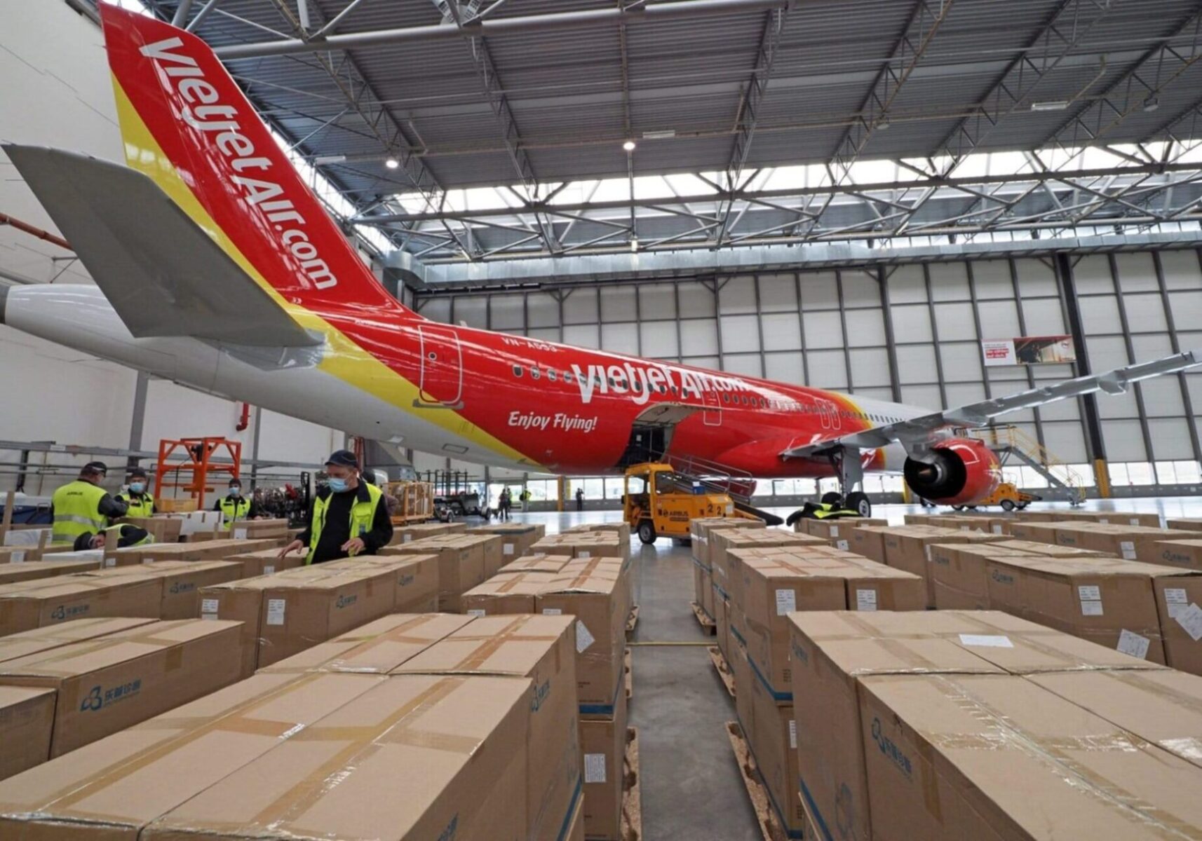 đại lý vận tải hàng không Vietjet