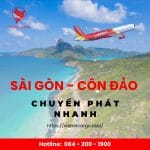 VẬN CHUYỂN HÀNG HÓA HÀNG KHÔNG TỪ SÀI GÒN ĐI CÔN ĐẢO.