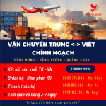TẠI SAO BẠN CHỌN VIETAVIATION GỬI HÀNG ĐI TRUNG QUỐC