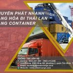 CHUYỂN PHÁT NHANH HÀNG HÓA ĐI THÁI LAN BẰNG CONTAINER