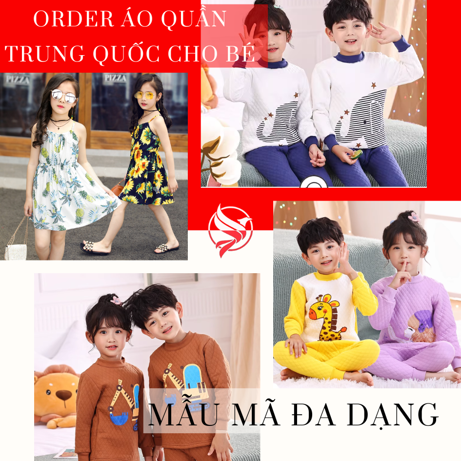 Order quần áo Trung Quốc cho bé giá rẻ, Phong phú