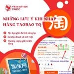 NHỮNG LƯU Ý KHI NHẬP HÀNG TAOBAO TQ – CÙNG VIETAVIATION EXPRESS