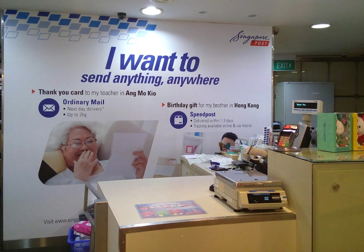 VietAviation là đại lý của bưu điện Singapore. Singapore Post