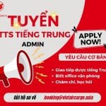 TUYỂN THỰC TẬP SINH TIẾNG TRUNG ADMIN