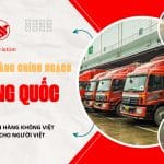 Vận chuyển hàng chính ngạch đi Trung Quốc