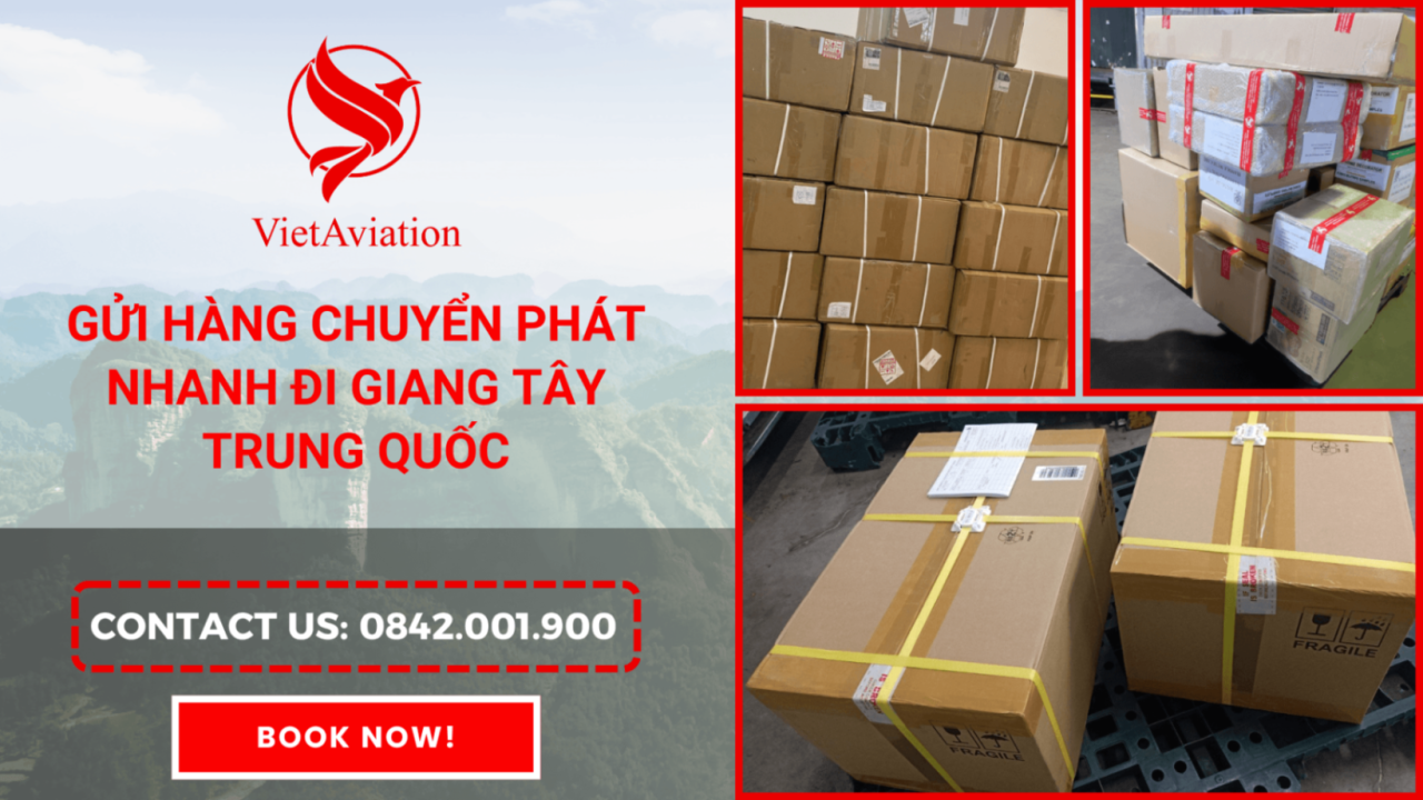 Gửi hàng chuyển phát nhanh đi Giang Tây Trung Quốc