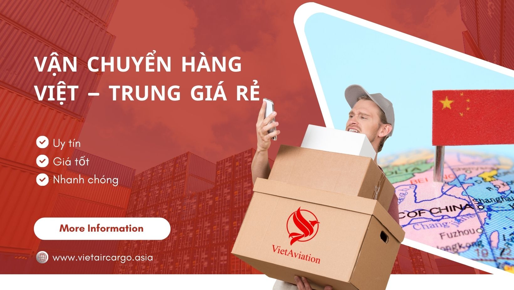 Vận chuyển hàng Việt - Trung giá rẻ uy tín