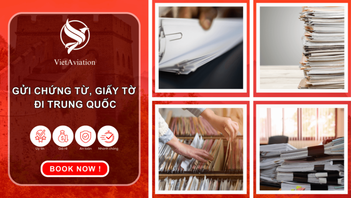gửi chứng từ, giấy tờ đi Trung Quốc