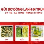 Gửi hàng chuyển phát nhanh bơ đông lạnh đi Trung Quốc