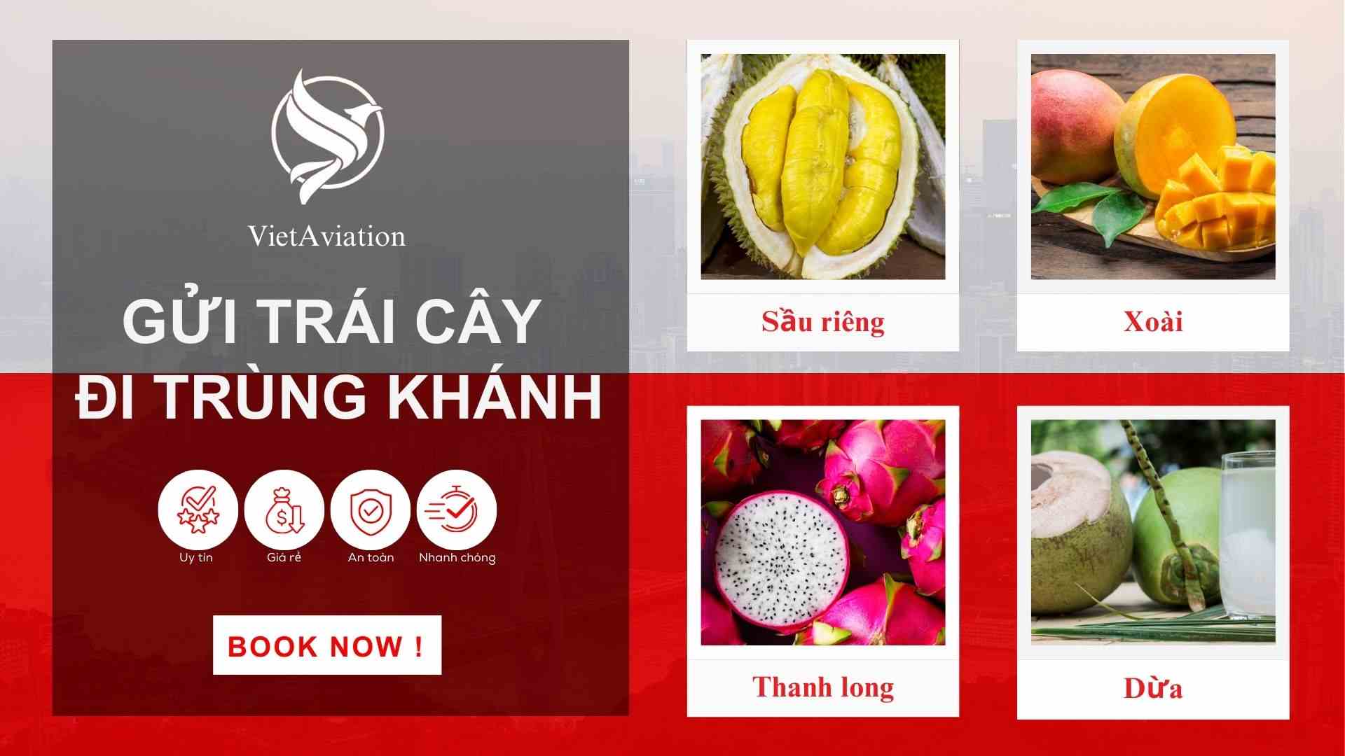 Gửi trái cây đi Trùng Khánh