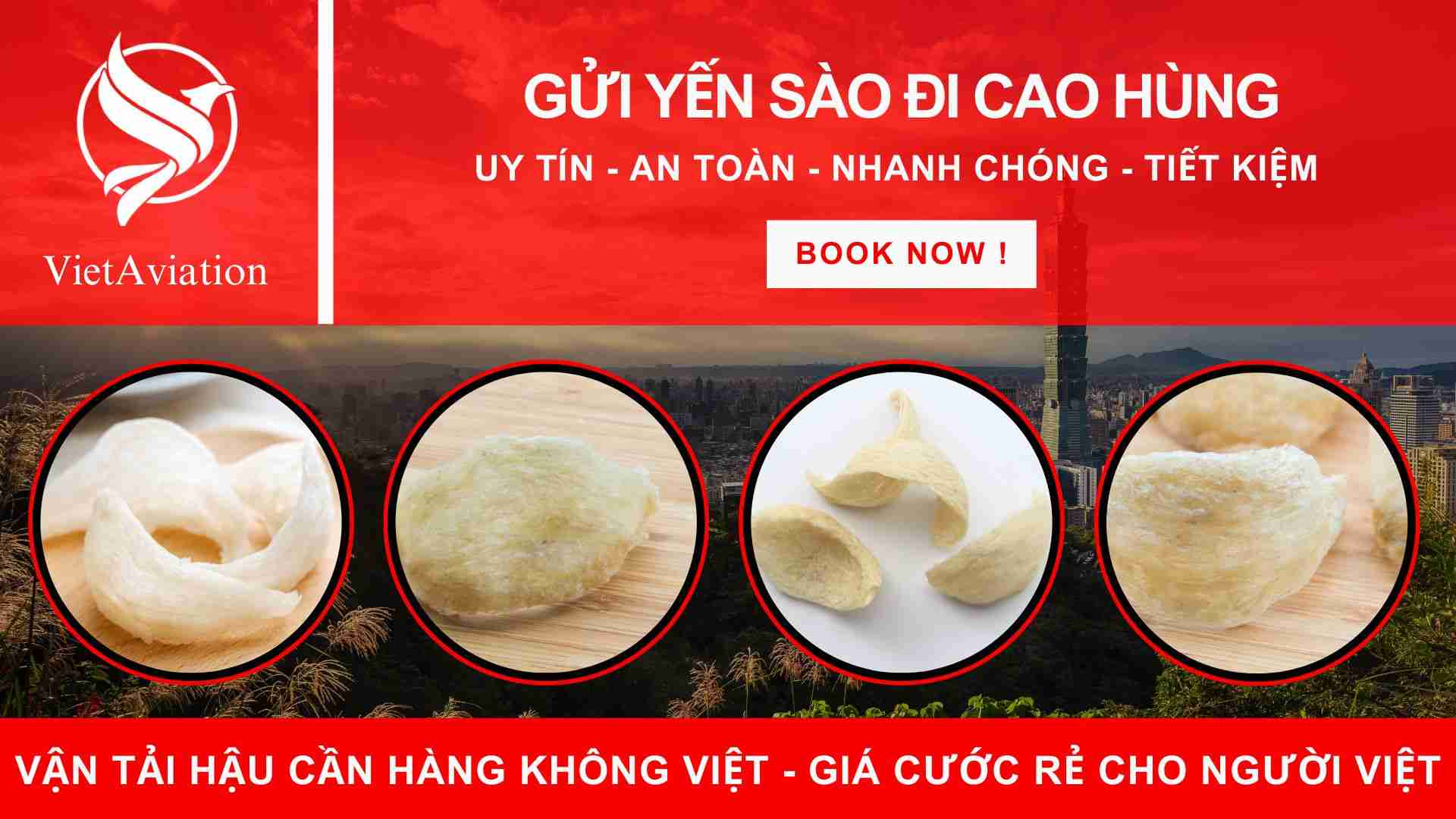 Gửi yến sào đi Cao Hùng