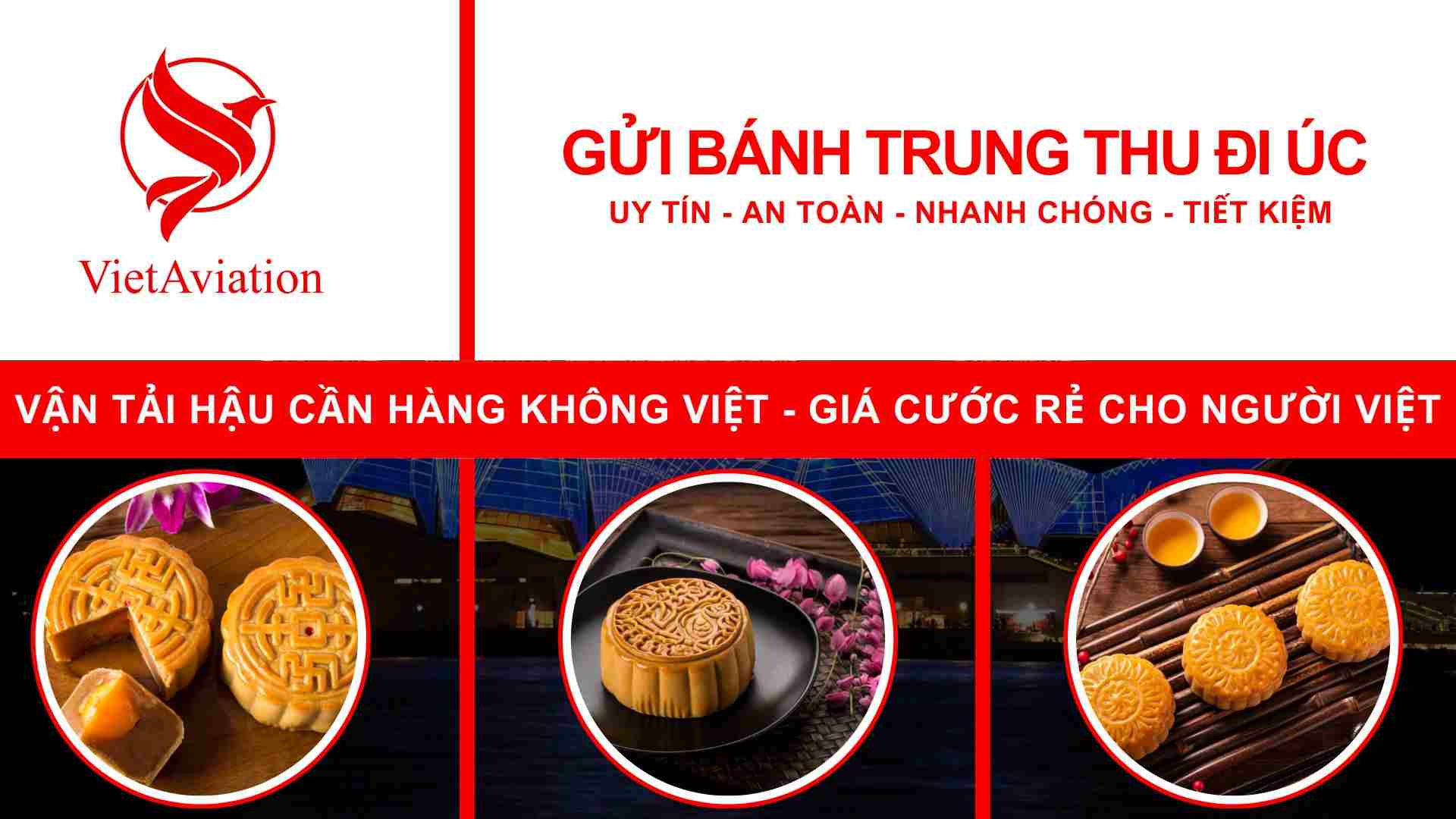 Gửi bánh trung thu đi Úc