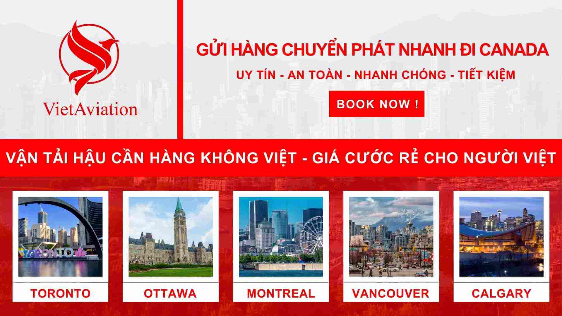 Gửi hàng chuyển phát nhanh đi Canada