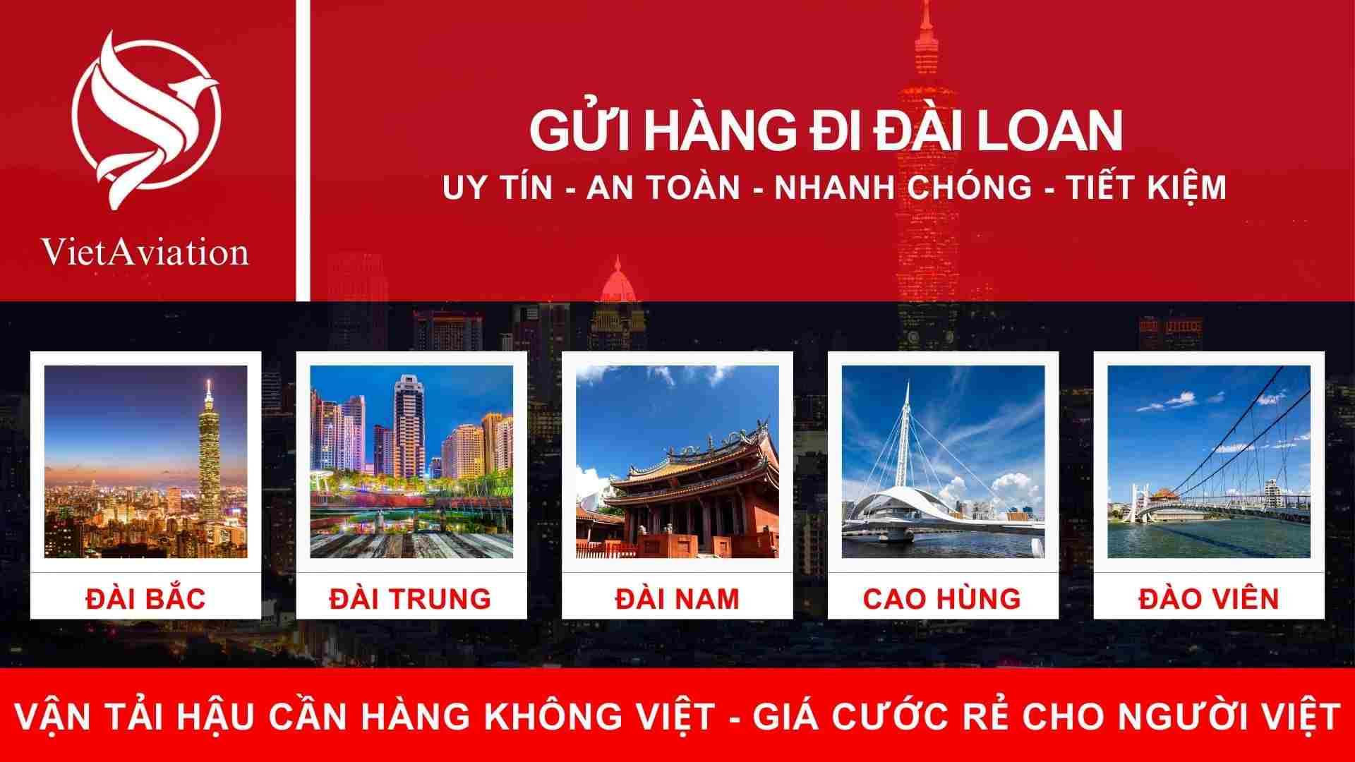 Gửi hàng chuyển phát nhanh đi Đài Loan