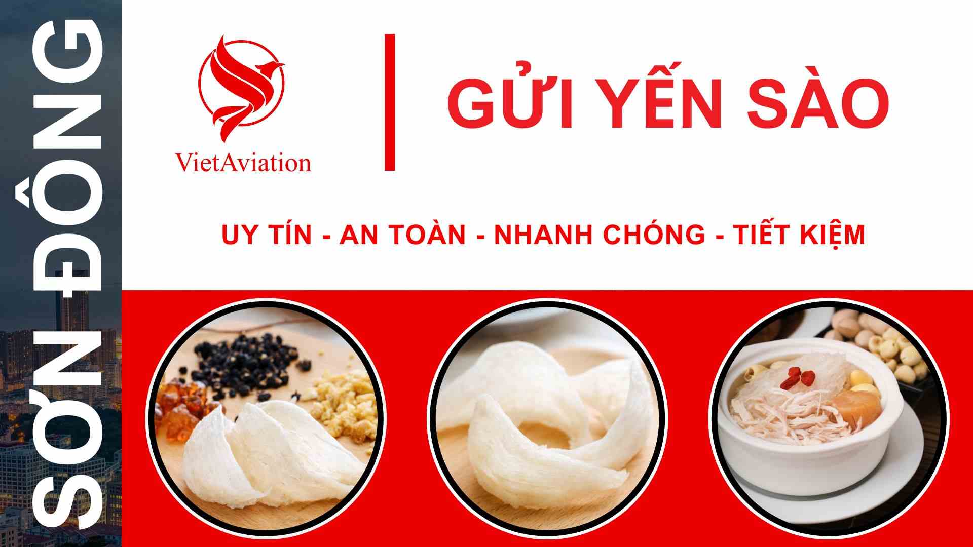 Gửi yến sào đi Sơn Đông