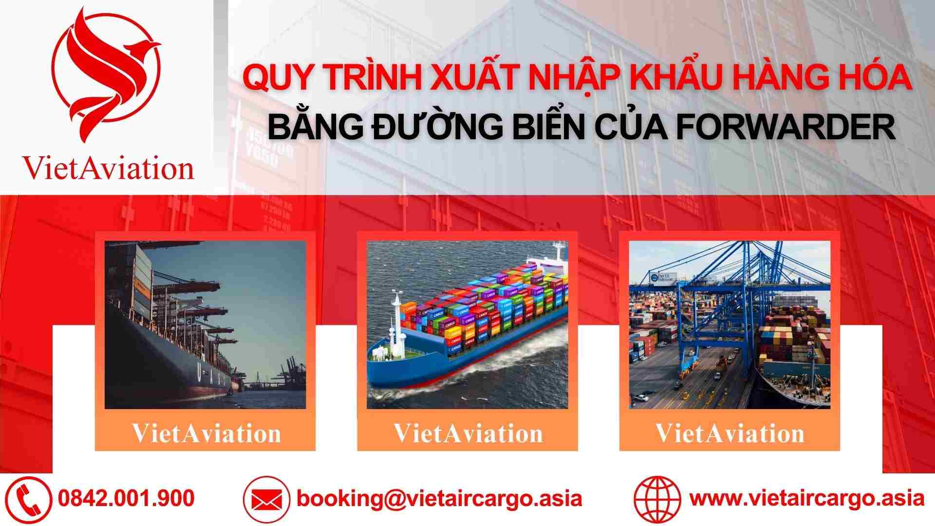 Quy trình xuất nhập khẩu hàng hóa bằng đường biển của FWD