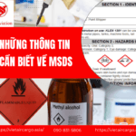 NHỮNG THÔNG TIN CẦN BIẾT VỀ MSDS