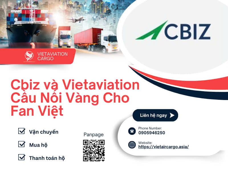 Dịch vụ mua hộ Vietaviation - Cầu nối cho Fan Cbiz Việt