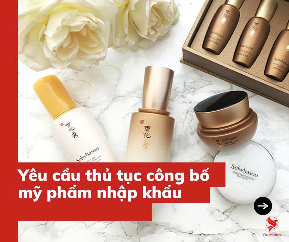thủ tục nhập khẩu mỹ phẩm