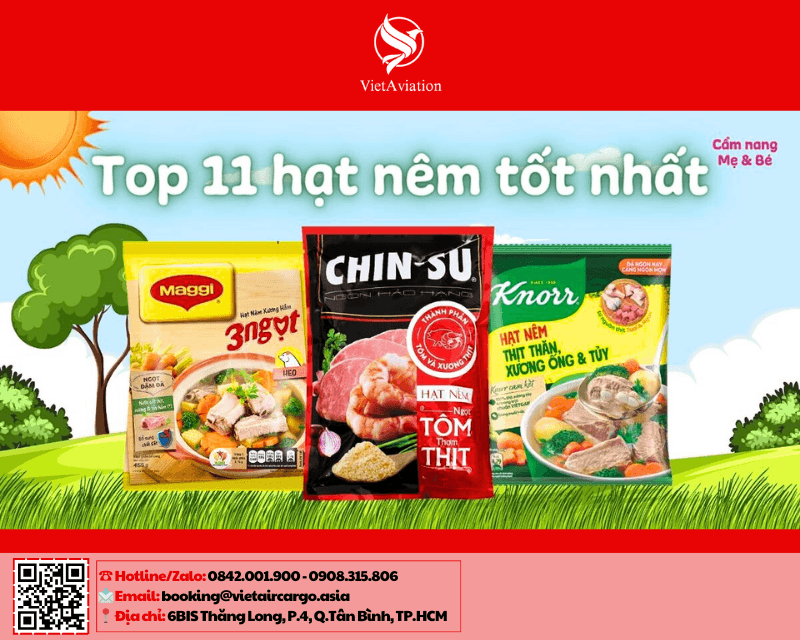 Gia vị dễ bảo quản, ít rủi ro khi vận chuyển