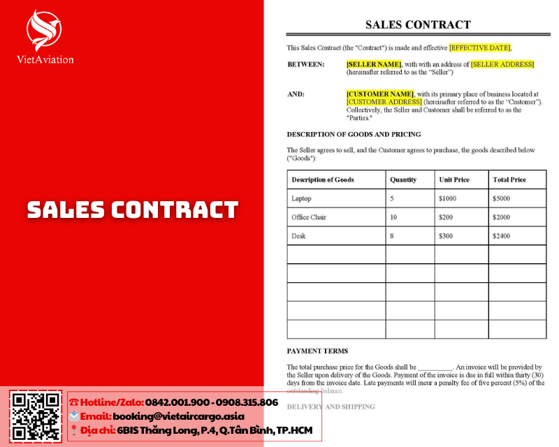 Hợp đồng thương mại (Sales Contract)