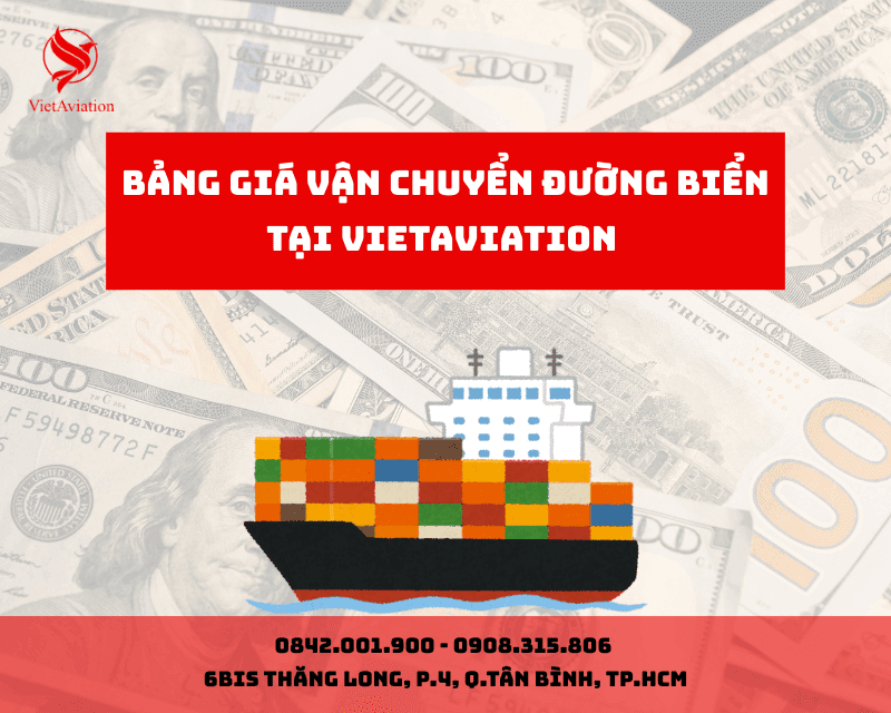 Bảng giá vận chuyển FCL và LCL bằng đường biển
