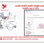 GIẤY PHÉP XUẤT NHẬP KHẨU THIẾT BỊ Y TẾ