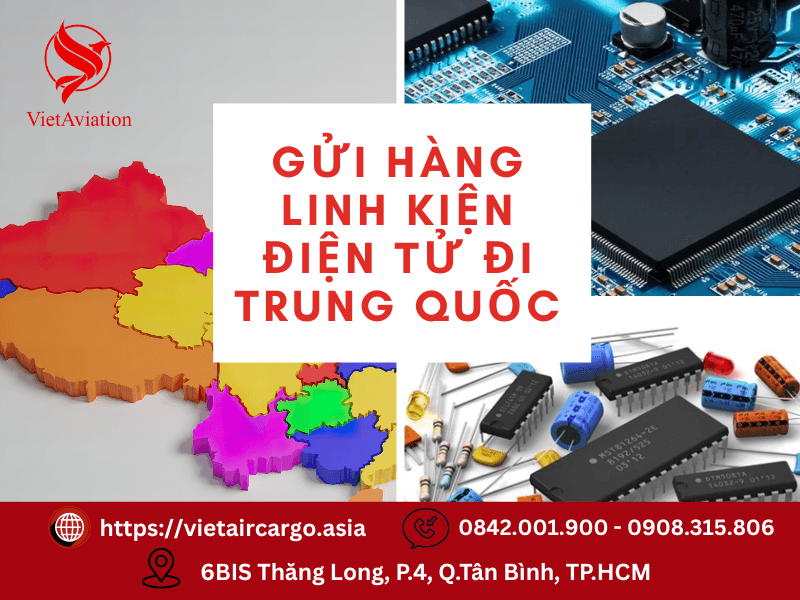 Gửi linh kiện điện tử đi Trung Quốc
