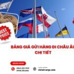 Bảng giá gửi hàng đi châu Âu chi tiết