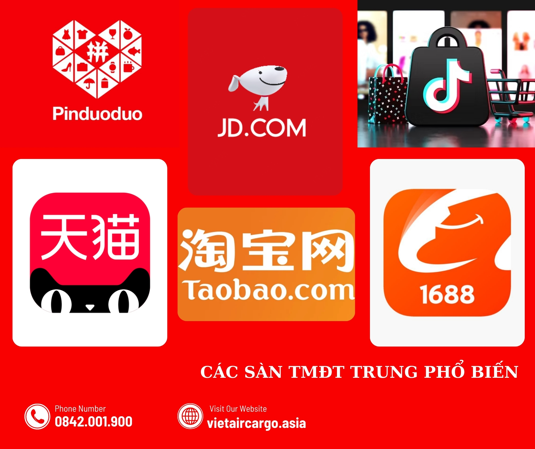 Order hàng Trung Quốc qua các sàn thương mại điện tử