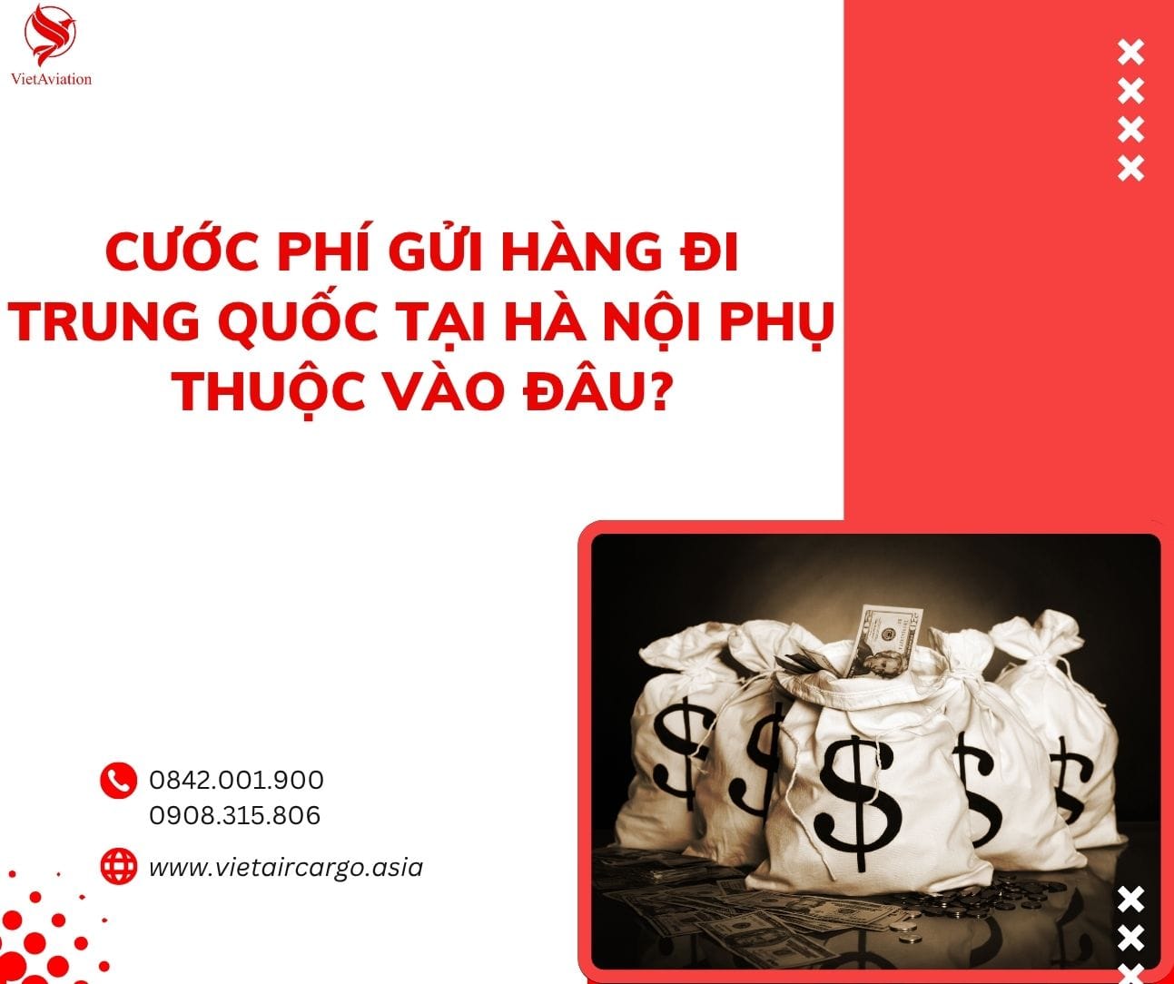 Cước phí gửi hàng đi Trung Quốc tại Hà Nội phụ thuộc vào đâu?