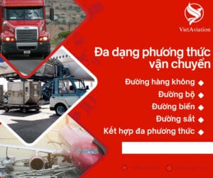 Đa dạng phương thức vận chuyển
