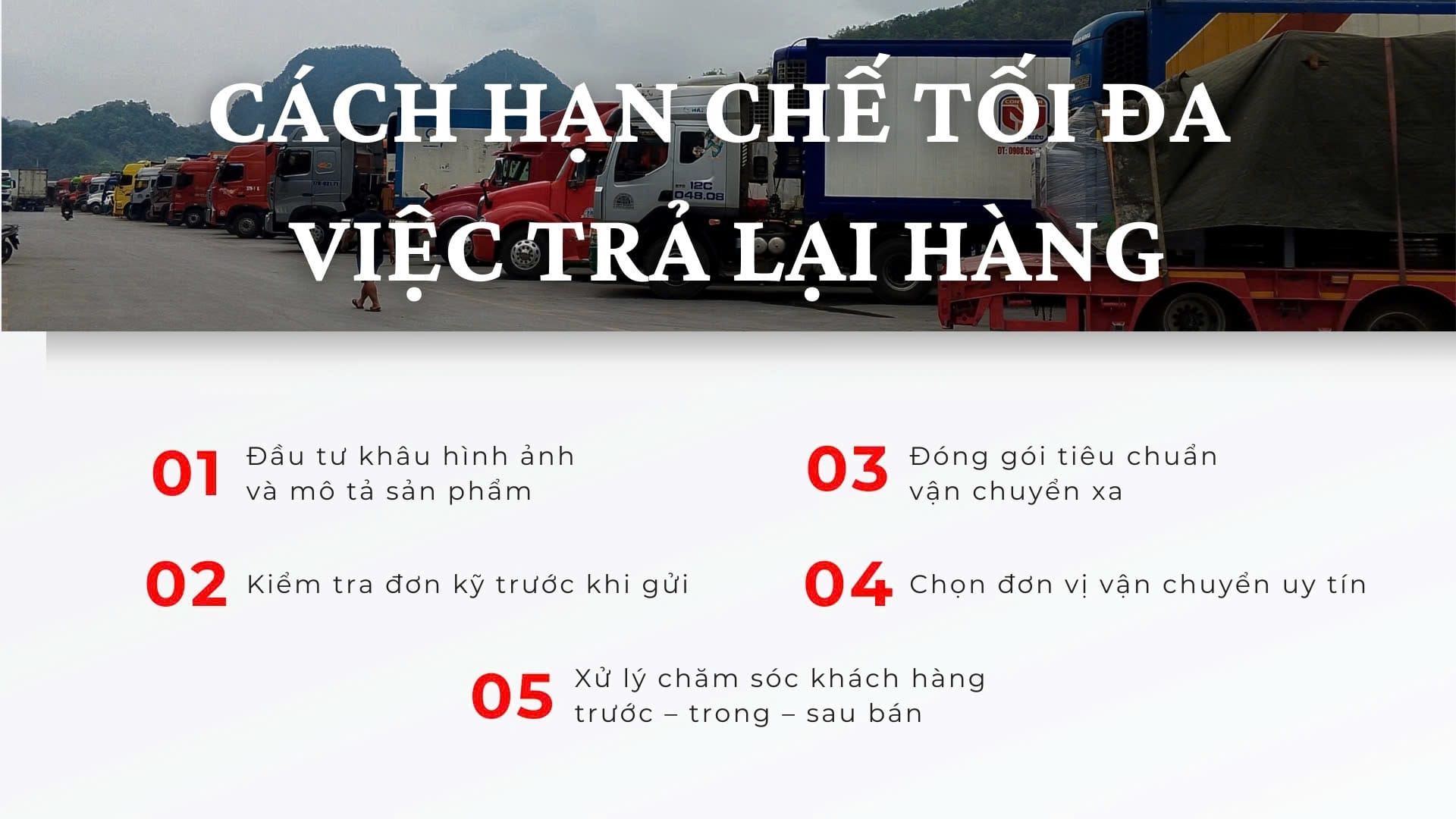 Cách Hạn Chế Tối Đa Việc Trả Lại Hàng (Từ Thực Tiễn)