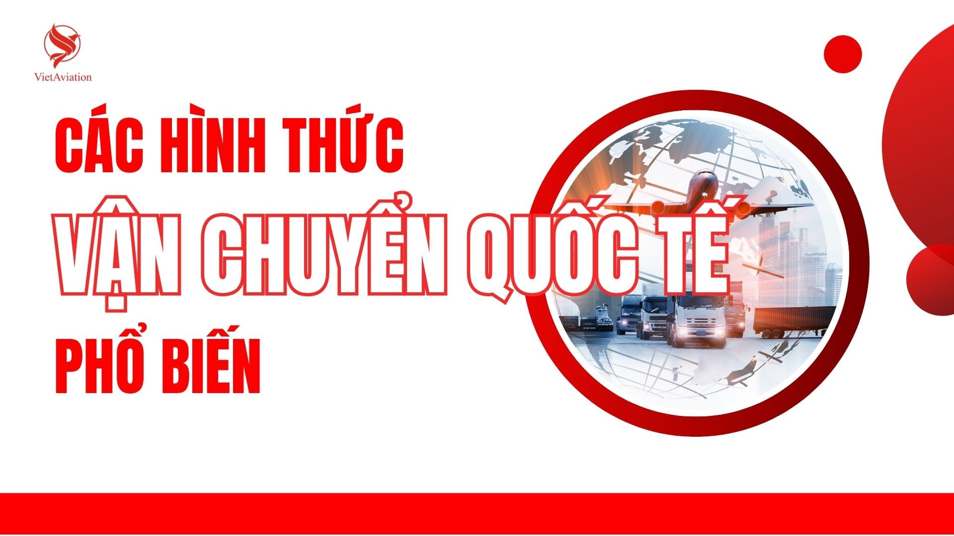 Các hình thức chuyển phát quốc tế phổ biến