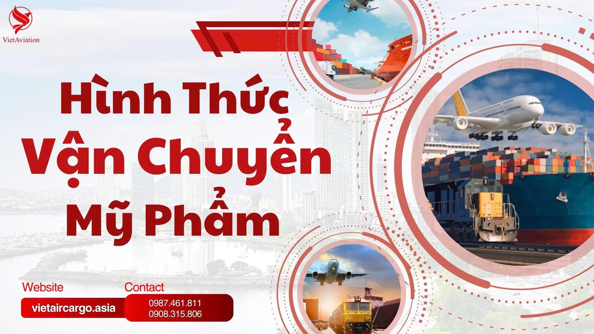 Hình thức vận chuyển mỹ phẩm