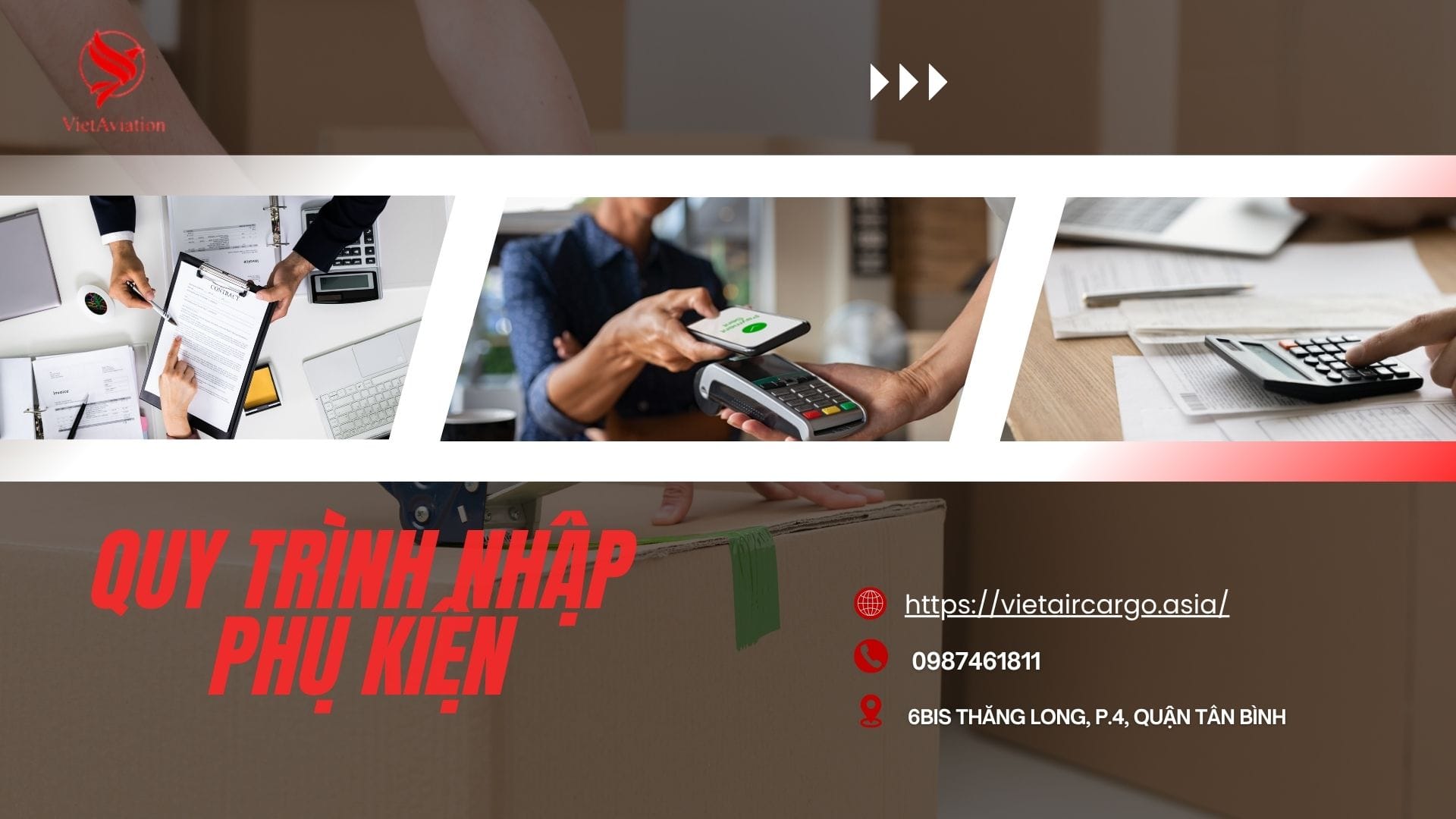 Quy trình nhập phụ kiện