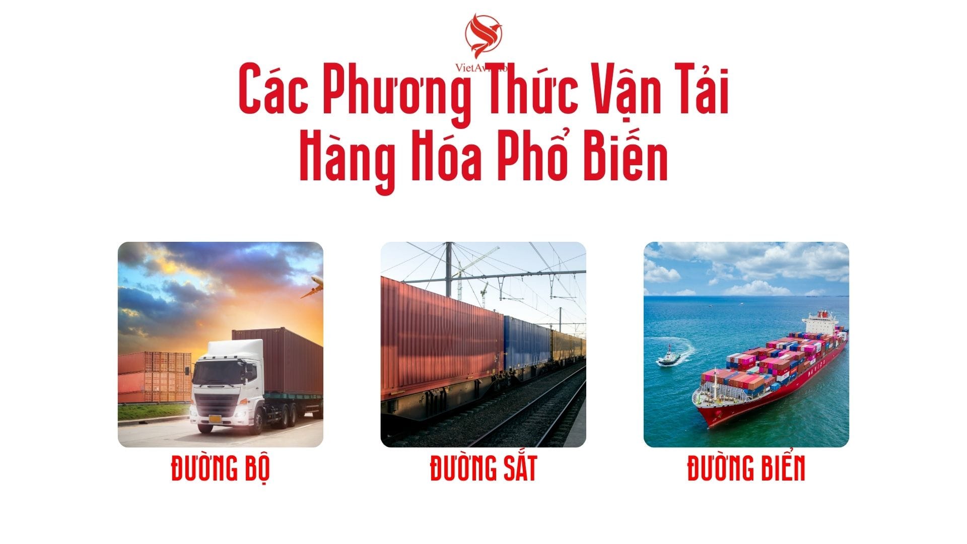 Các phương thức vận tải phổ biến hiện nay