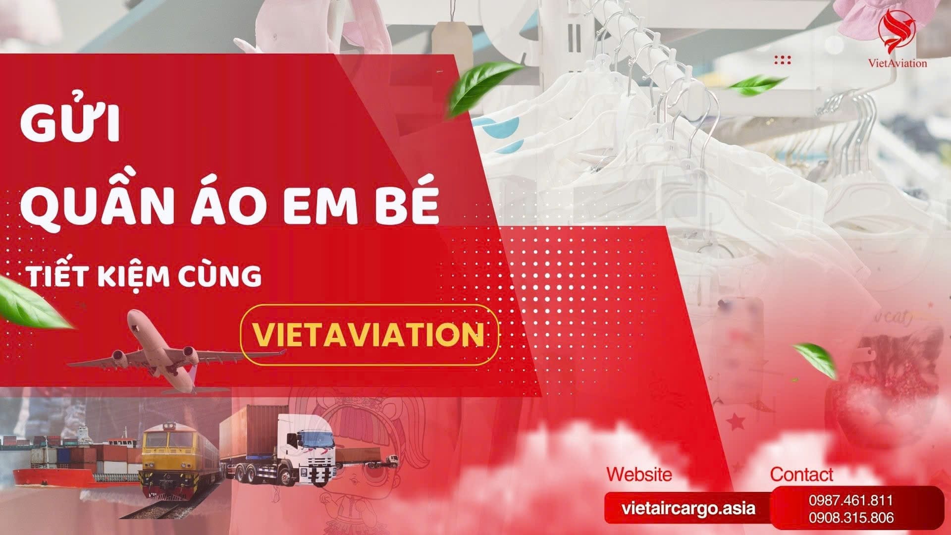 Gửi Quần Áo Em Bé Tiết Kiệm Cùng VietAviation