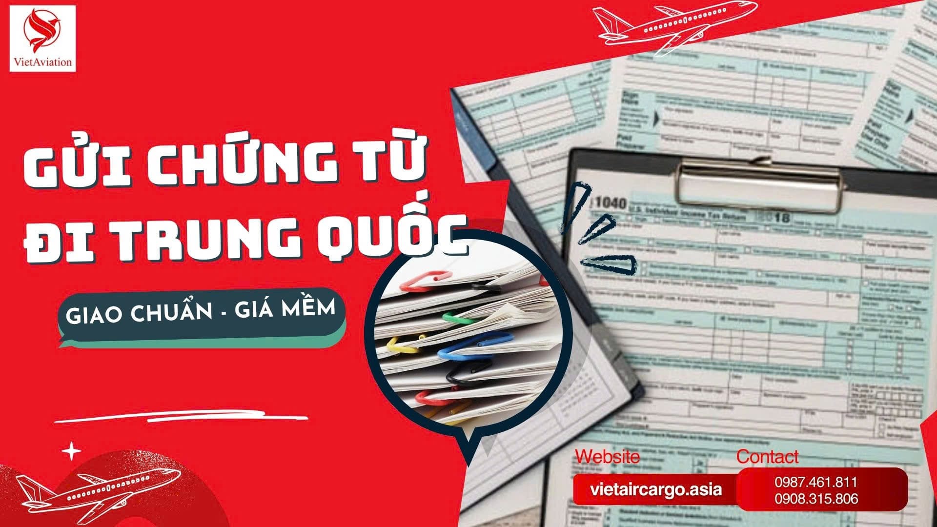 Gửi chứng từ đi Trung Quốc