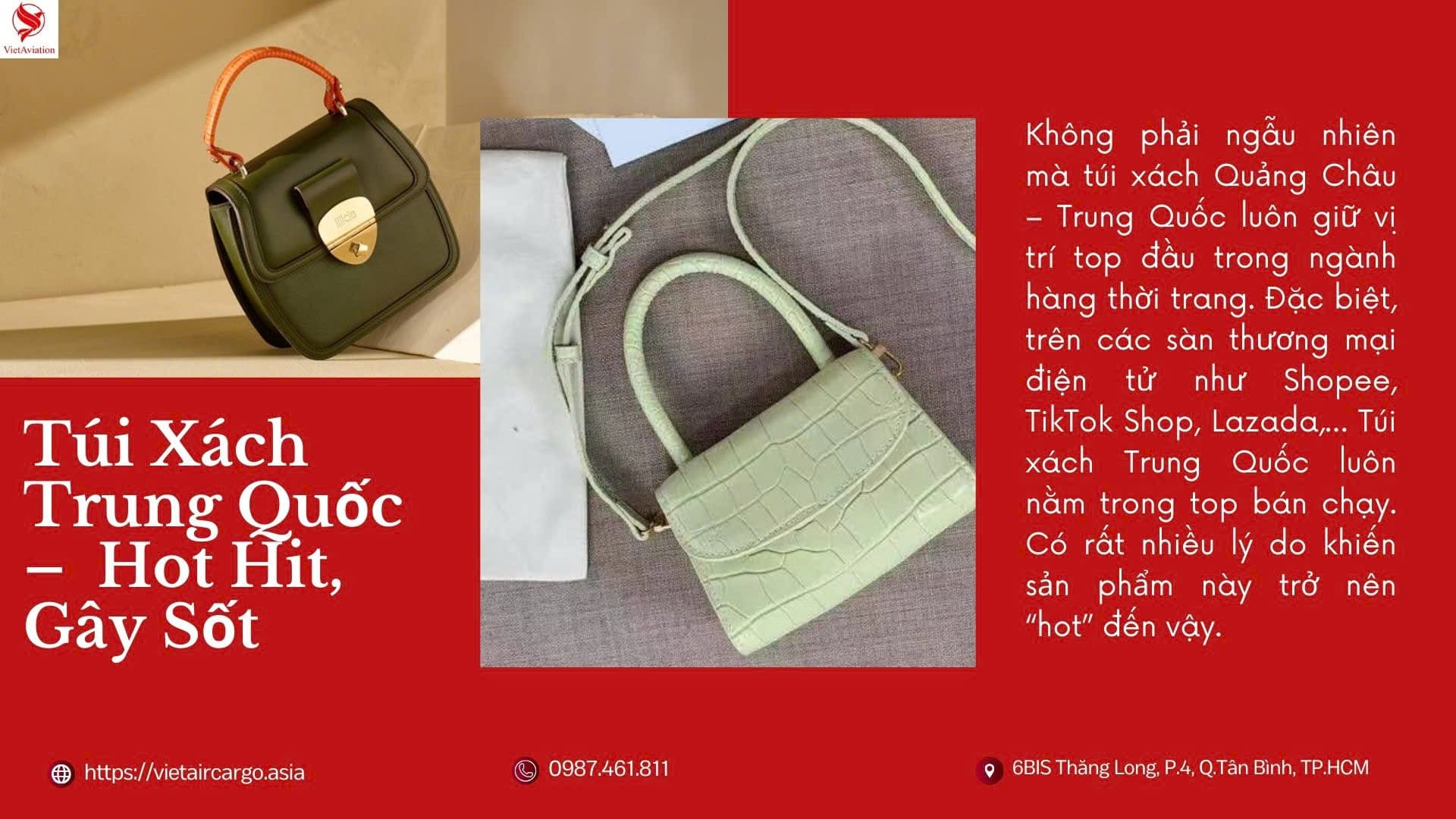 Túi xách Trung Quốc - Hot hit, gây sốt