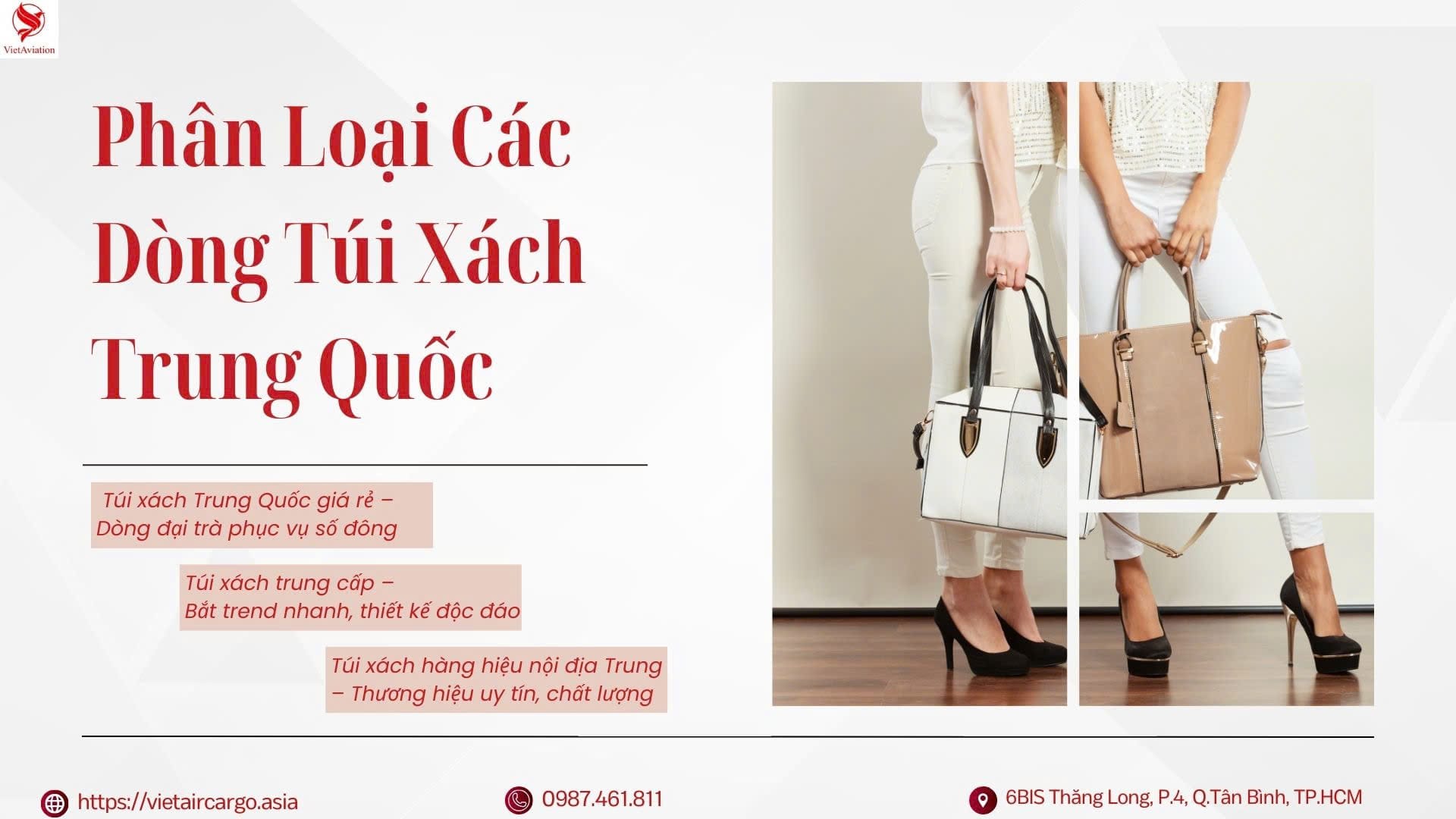 Phân loại các dòng túi xách Trung Quốc