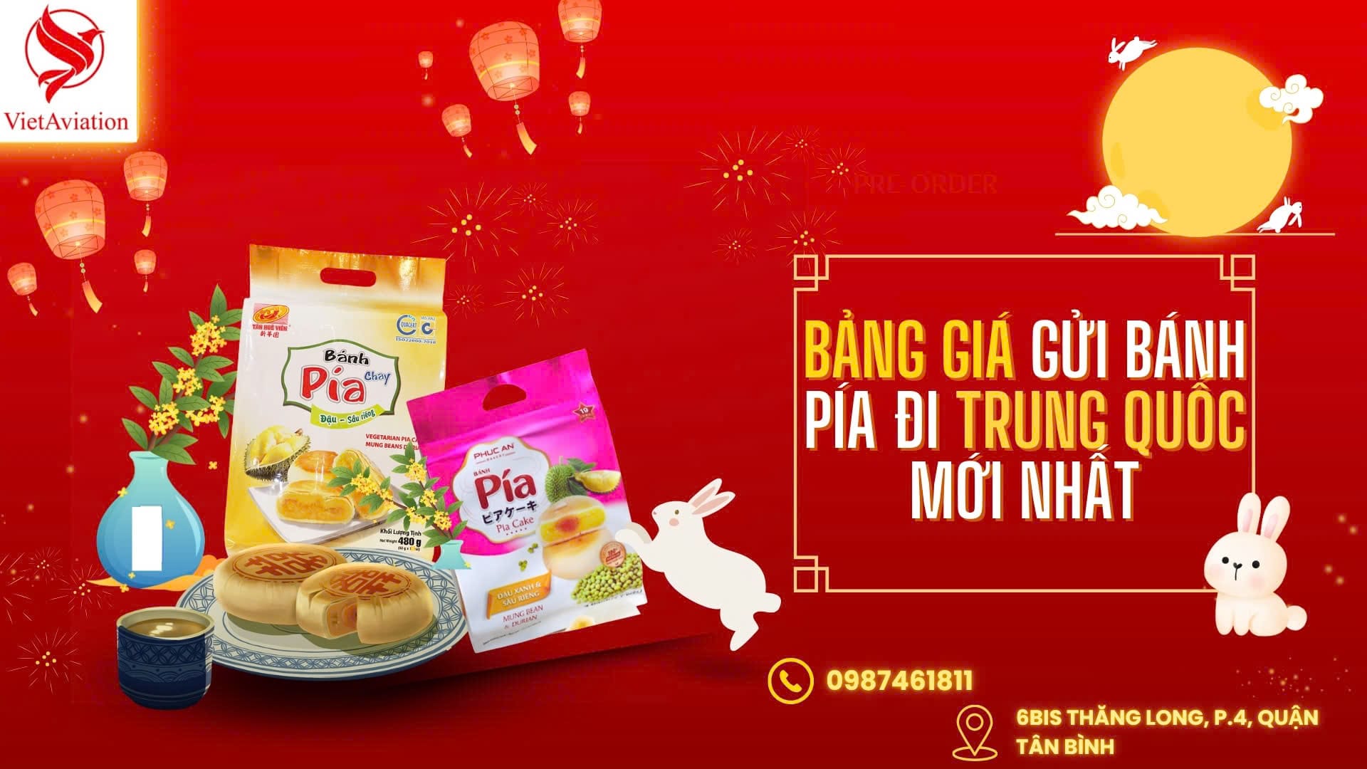 Bảng giá gửi bánh pía