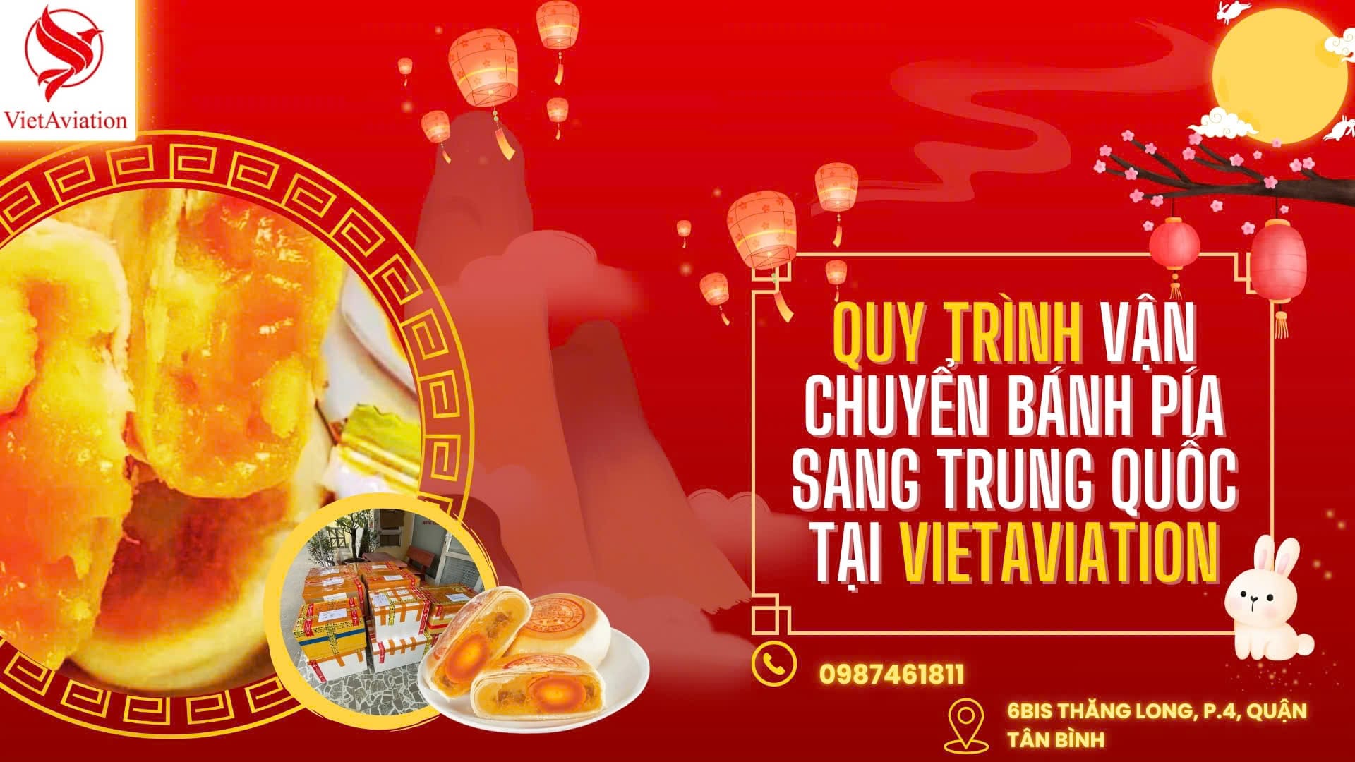 Quy trình vận chuyển bánh pía