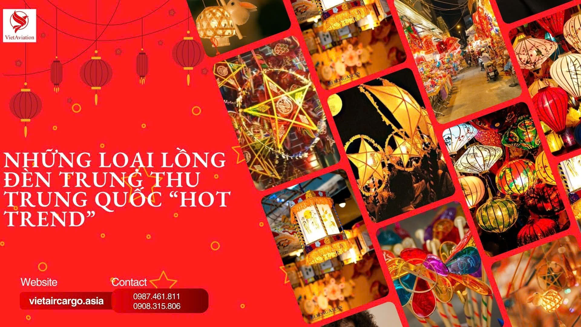 Những loại lồng đèn trung thu Trung Quốc “Hot Trend”