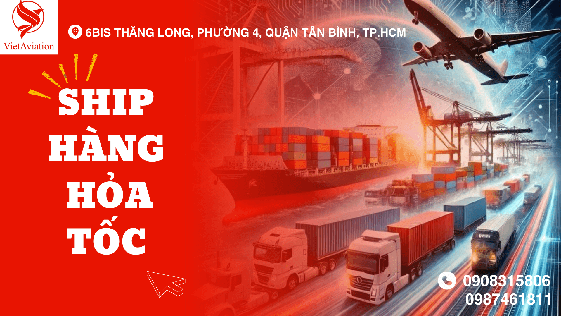 GỬI HÀNG HỎA TỐC NHANH CHÓNG VỚI MỘT CÚ CLICK