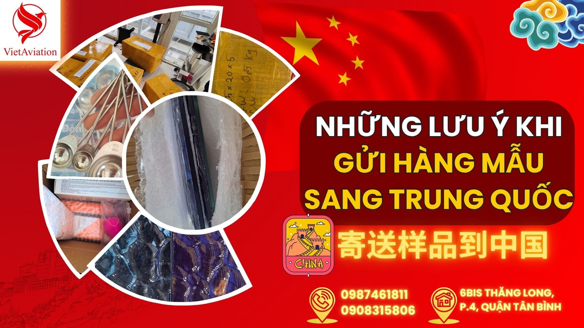 Lưu ý khi gửi hàng mẫu qua trung quốc