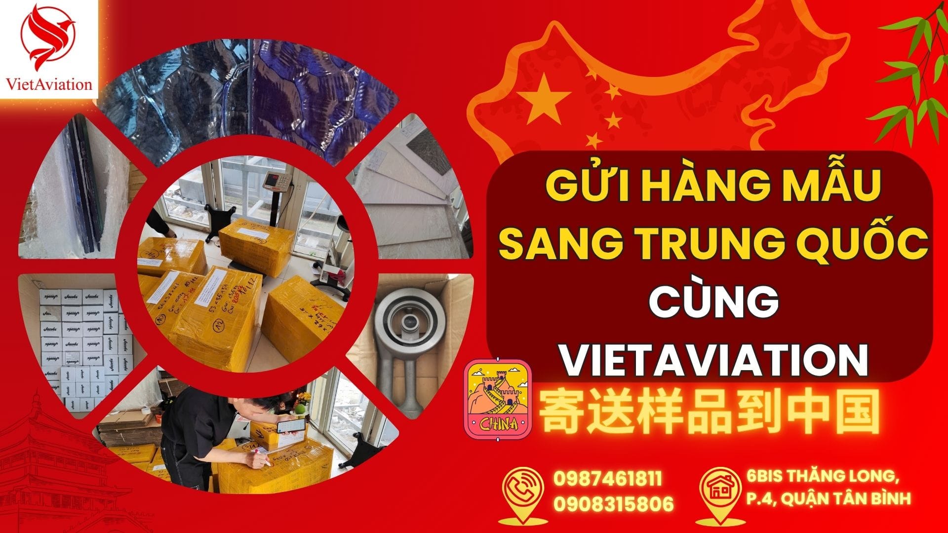 gửi hàng mẫu sang trung quốc