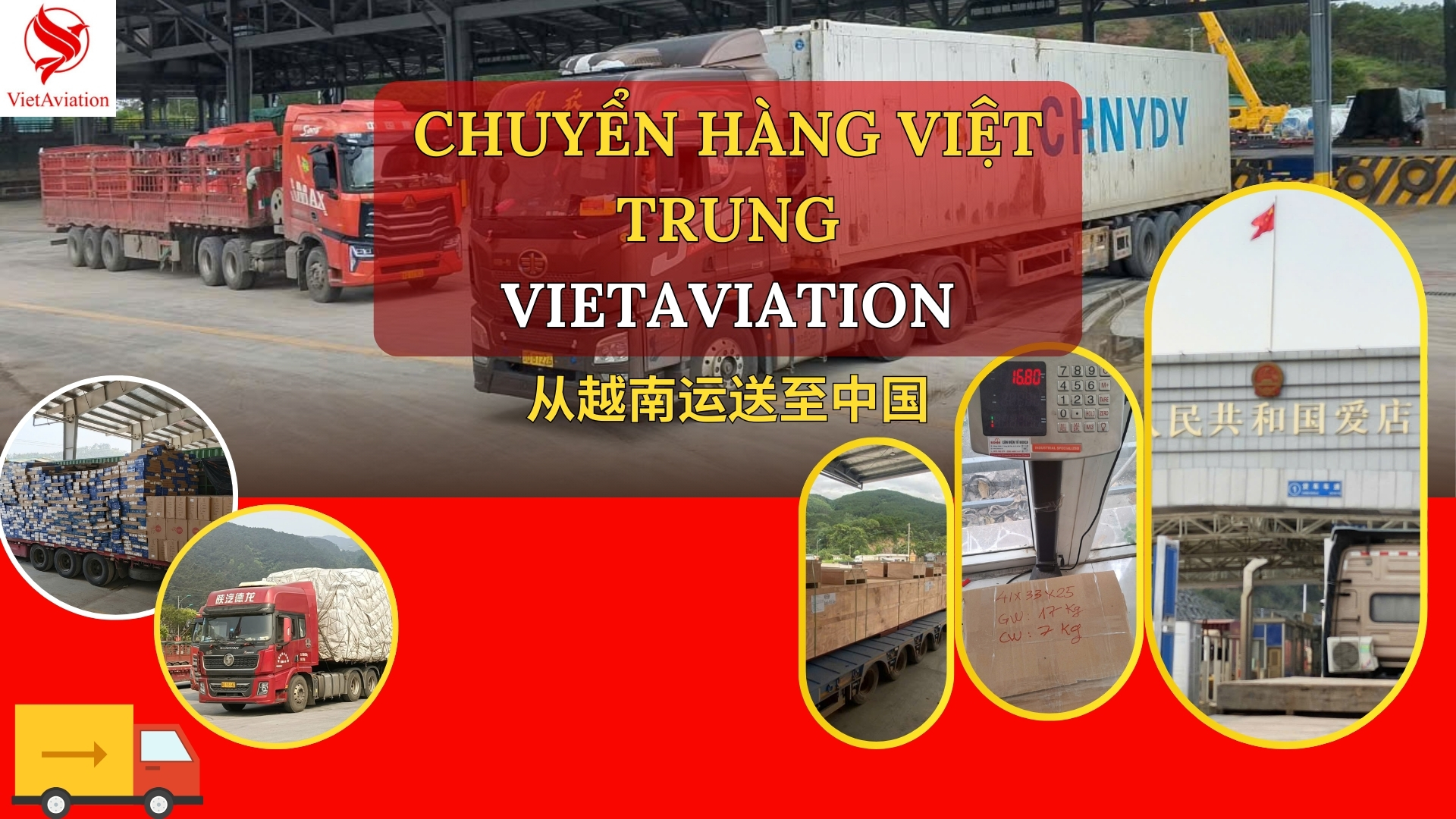 Gửi hàng từ Việt Nam sang Trung Quốc