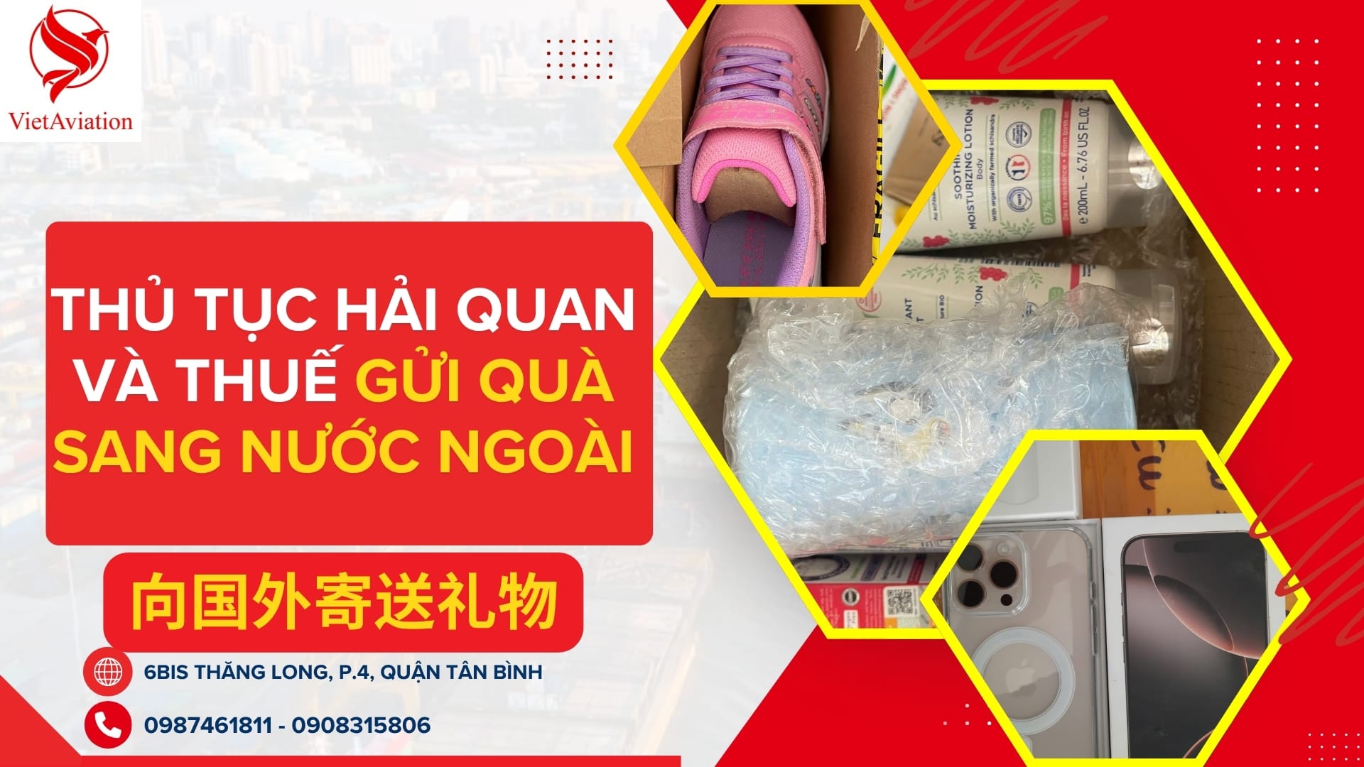 thủ tục hải quan, thuế gửi quà sang nước ngoài
