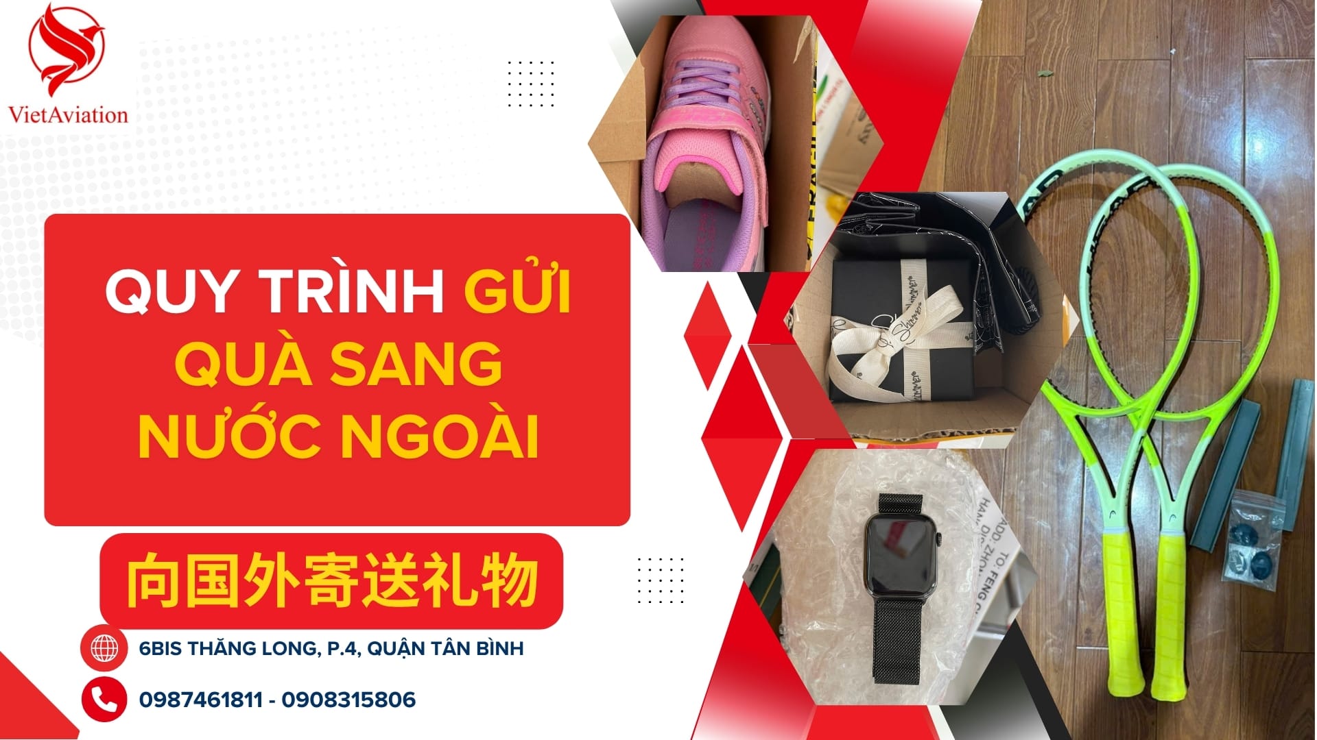 Quy trình gửi quà sang nước ngoài